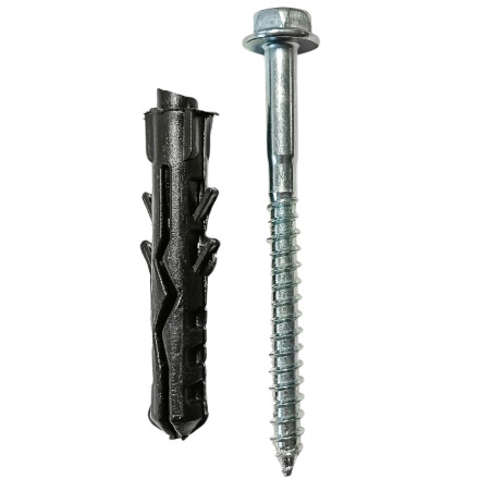 Taco 15x85 + tornillo 10x105 con arandela soldada