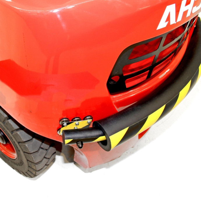 Amortiguador móvil para carretilla con imanes.