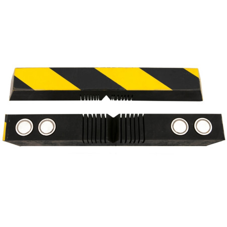 Flexible mobile shock absorber up to 90º, 400x50x50mm.