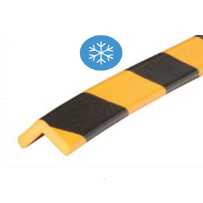 Straight corner for cold yellow black 1m type "E".