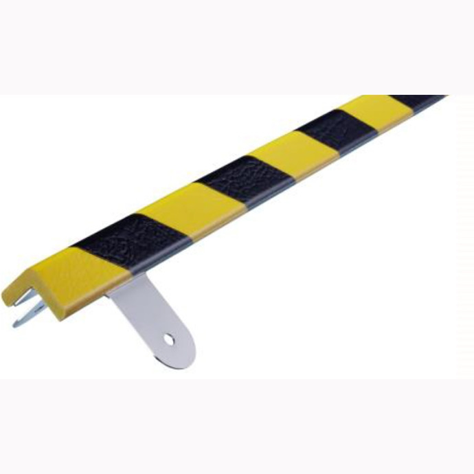 Angolo retto da avvitare giallo nero 1m tipo "E Eco"