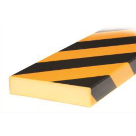 Flat yellow and black 1m "S" type protector