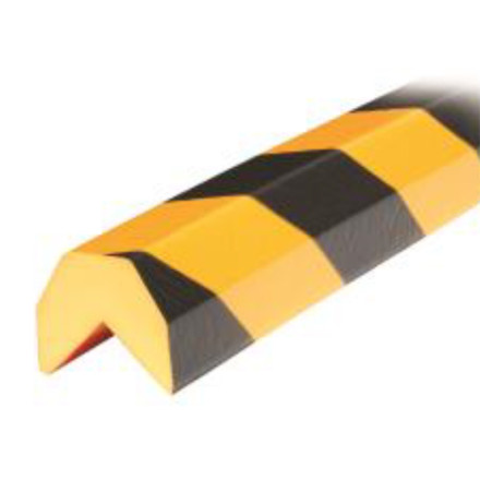 Canto trapezoidal amarelo preto de 1m tipo "AA"