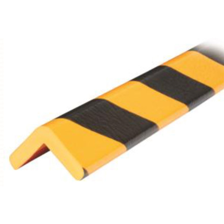 Ângulo amarelo preto de 1m tipo "H"