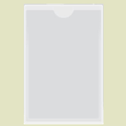 Funda portaetiquetas magnética. 50 uds. Disponible en diferentes colores y medidas