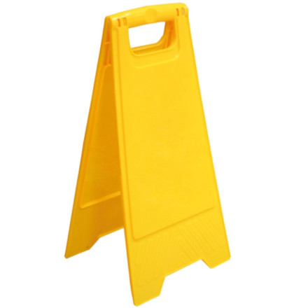 Double-sided polyethylene easel without screen printing