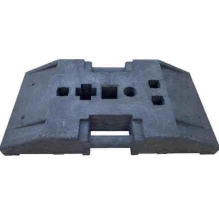 Base for construction fences with different perforations 800x400x100mm