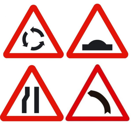 Triangular signal of different sizes