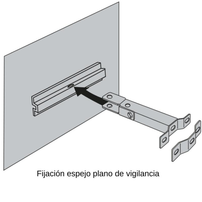 Specchio piano di precisione per interni.