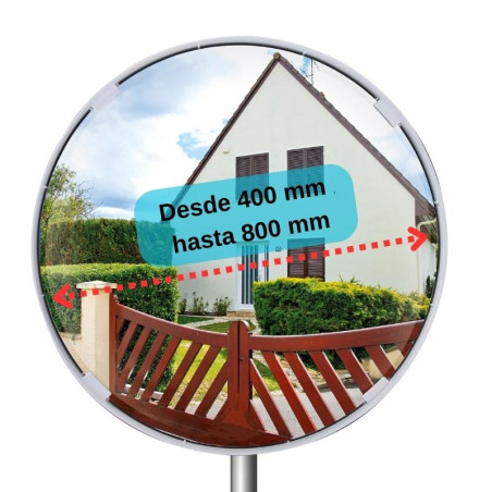 Espejo convexo multiusos circular con diferentes medidas