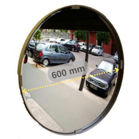 Espejo convexo circular de exterior Ø600mm