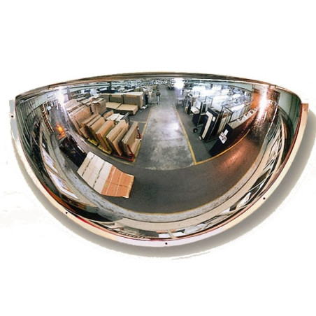 Miroir convexe intérieur 1/4 de sphère Ø600mm