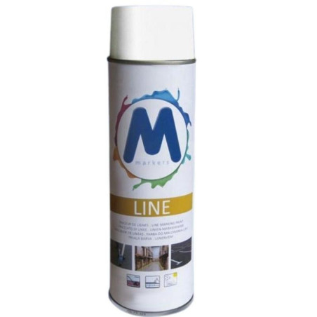Box of 12 spray cans of 500 ml of WHITE paint