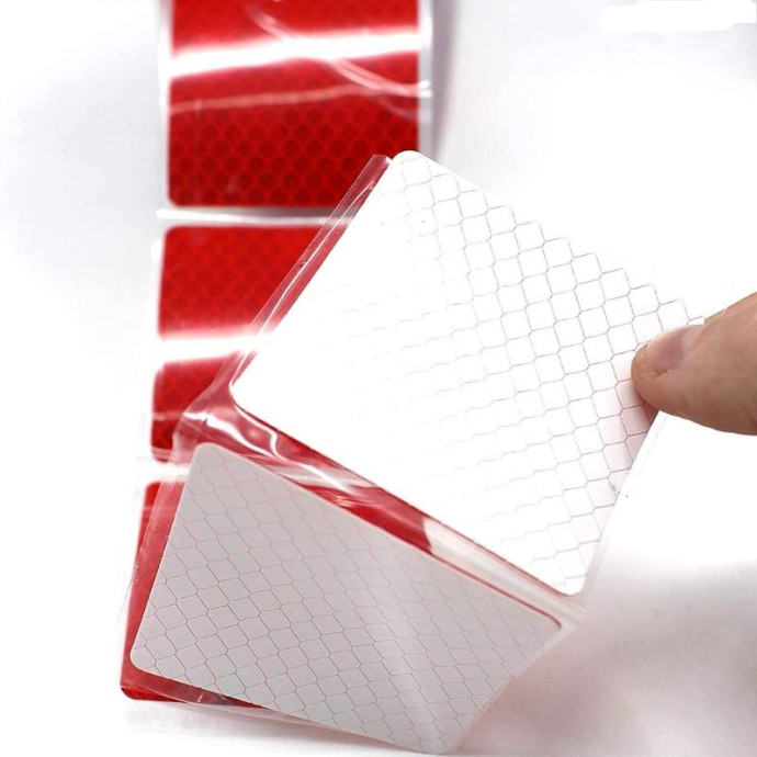 Red tape for flexible surface vehicles. Width 55 mm x Length 50000 mm.