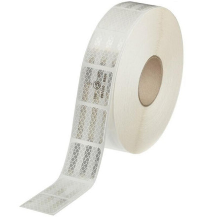 Cinta Blanca superficie flexible vehículos. Ancho 55 mm x Longitud 50000 mm.
