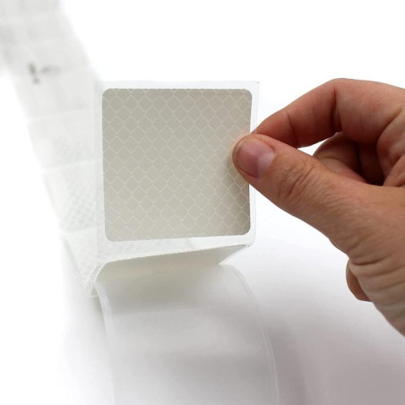 Nastro bianco superficie flessibile per veicoli. Larghezza 55 mm x Lunghezza 50000 mm.