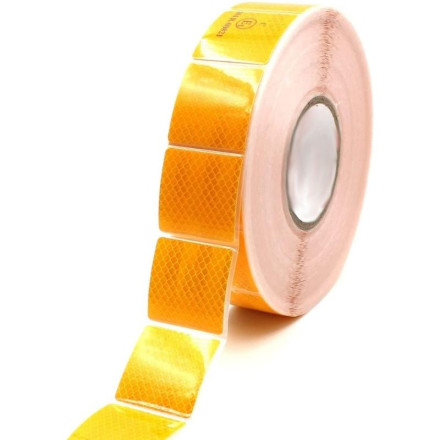 Cinta Amarilla superficie flexible vehículos. Ancho 55 mm x Longitud 50000 mm.