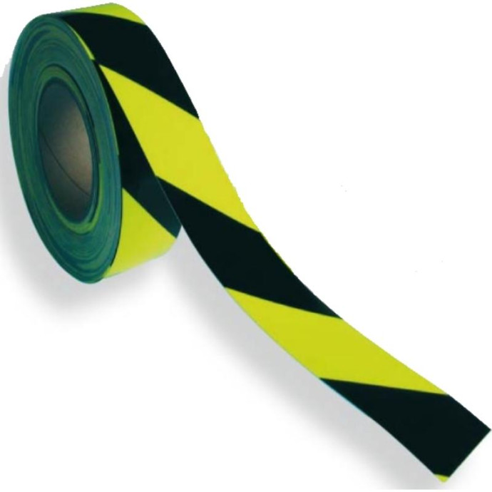 Fita adesiva fotoluminescente. Disponível em diferentes cores e tamanhos.