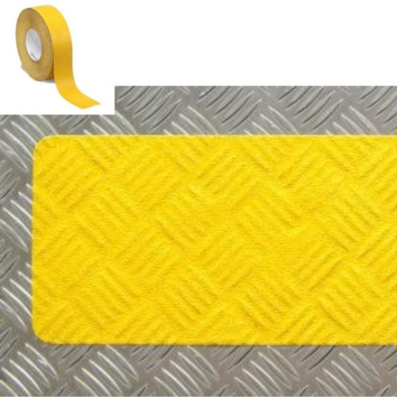 Fita adesiva antiderrapante maleável. Disponível em diferentes cores e tamanhos.