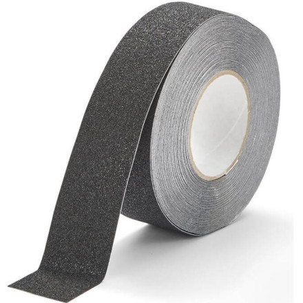 Fita adesiva antiderrapante. Rolo 18000x50mm Disponível em diferentes cores e granulações.