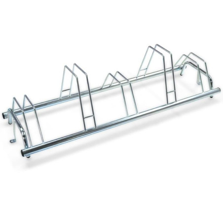 Floor bike rack at different heights 1350x400mm