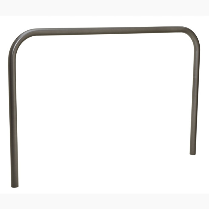 Ringhiera in acciaio zincato semplice, disponibile in diverse misure, finiture e tipi di fissaggio.