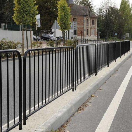 Garde-corps fixe, acier galvanisé, 1300x2000mm