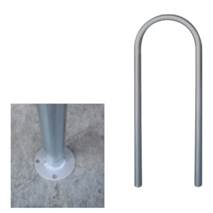 Galvanized fork with bases. Ø50mm. 1200x400x2mm