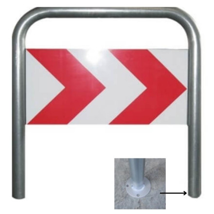 Protector para contenedores con bases. 1000x900x2mm