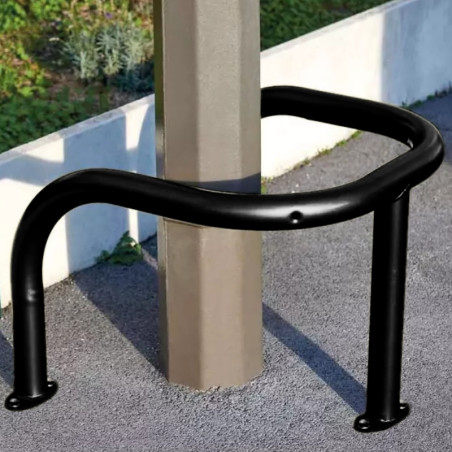 Staffa con base dipinta. Ø60mm. 775x650x650mm