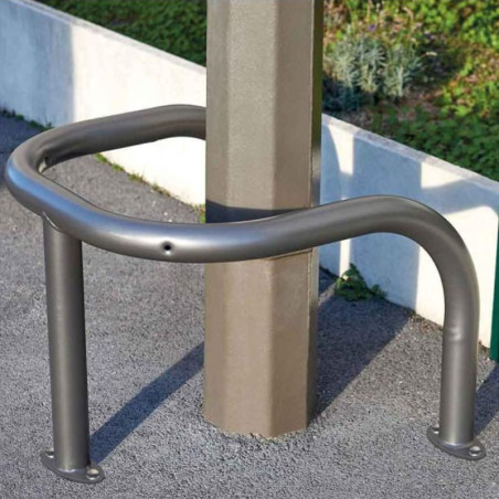 Fixed painted stirrup. Ø60mm. 775x650x650mm
