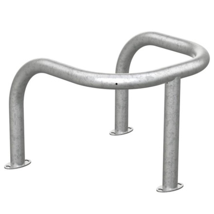 Estribo con bases galvanizado. Ø60mm. 500x650x650mm