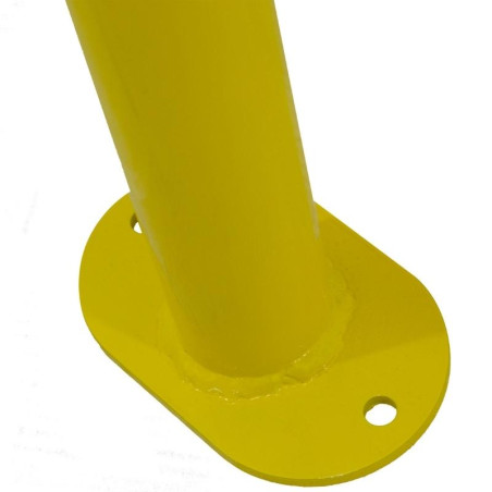 Protetor circular com bases, Amarelo, 1000xØ700mm