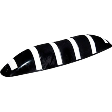Separador de pista de PVC flexível, 836x220x126mm