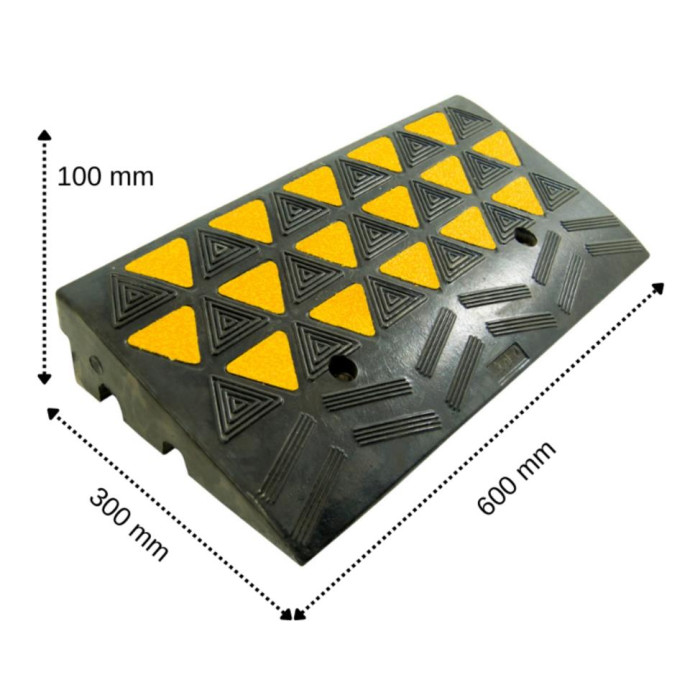Rampe de seuil central, 600x300x100mm