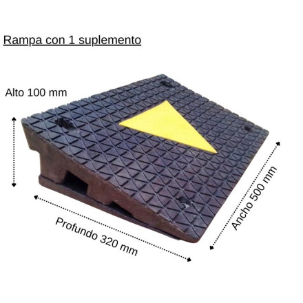 Rampa salva lancil, 500x320x100mm