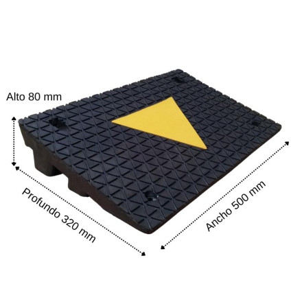 Curb ramp, 500x320x80mm