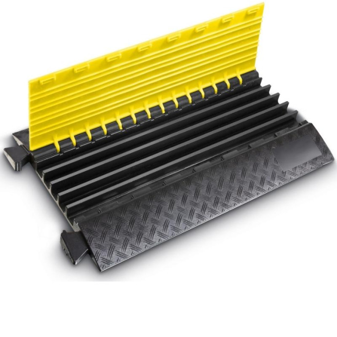 Passacavi a 5 canalette, 890x542x52mm