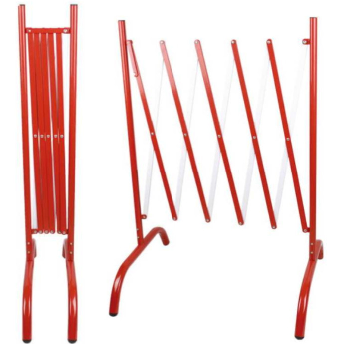 Barrière extensible droite, 1100x3000mm (ouverte)