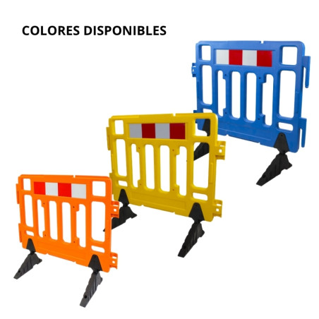 Connectable safety barrier