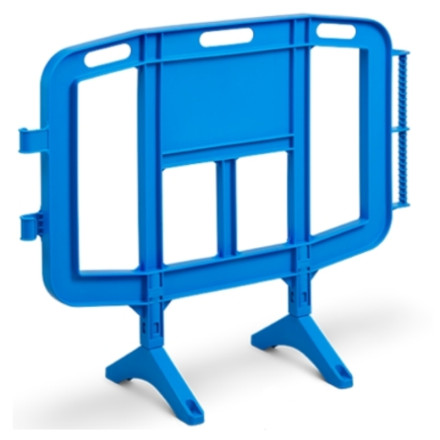 Plastic barrier fence