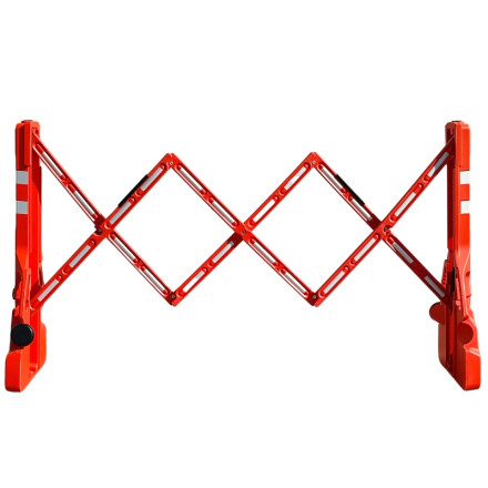 Extendable PVC barrier, 1070mm height, extendable to 2260mm.