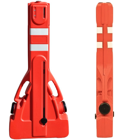 Extendable PVC barrier, 1070mm height, extendable to 2260mm.