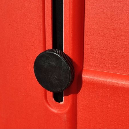Extendable PVC barrier, 1070mm height, extendable to 2260mm.