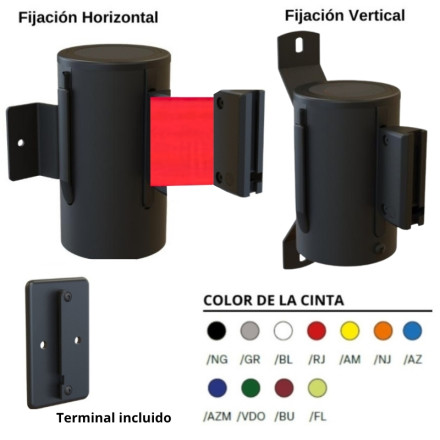 Fita métrica extensível de 3 metros com caixa metálica. Disponível em várias cores.