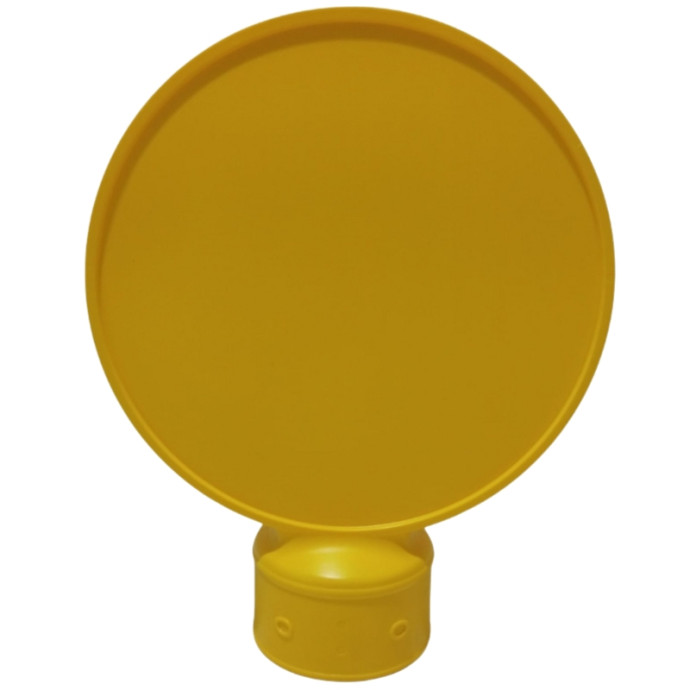 Signalisation jaune, Ø400mm pour poteau 304-0230