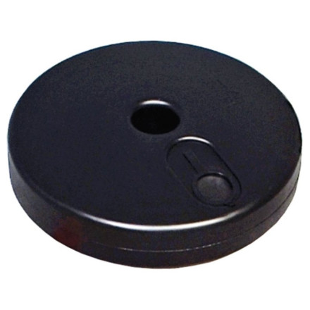 Base pour poteau en PVC remplissable en plastique, Ø300x50mm.