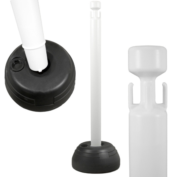 Poste de base recheável, 825xØ255mm