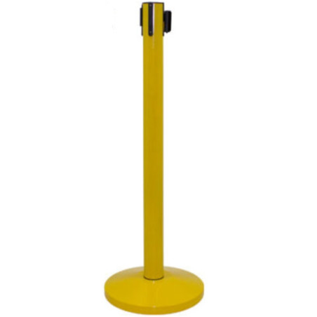 2 pali gialli con nastro giallo e nero da 2 m, 320x910 mm.
