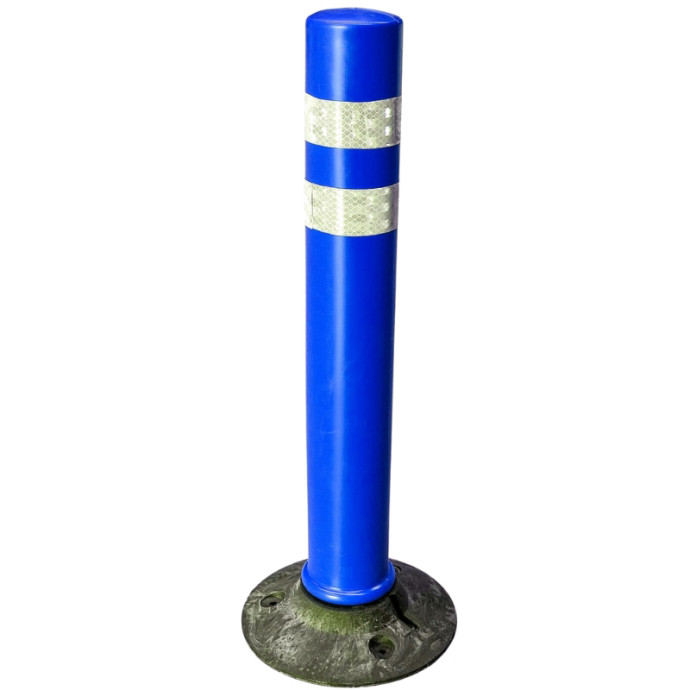 Baliza desmontable Azul. 750xØ100mm